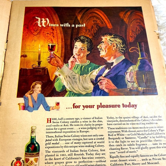 LIBERTY MAGAZINE March 1944 VINTAGE WORLD WAR 2 Advertisements photos GUC - Picture 6 of 13